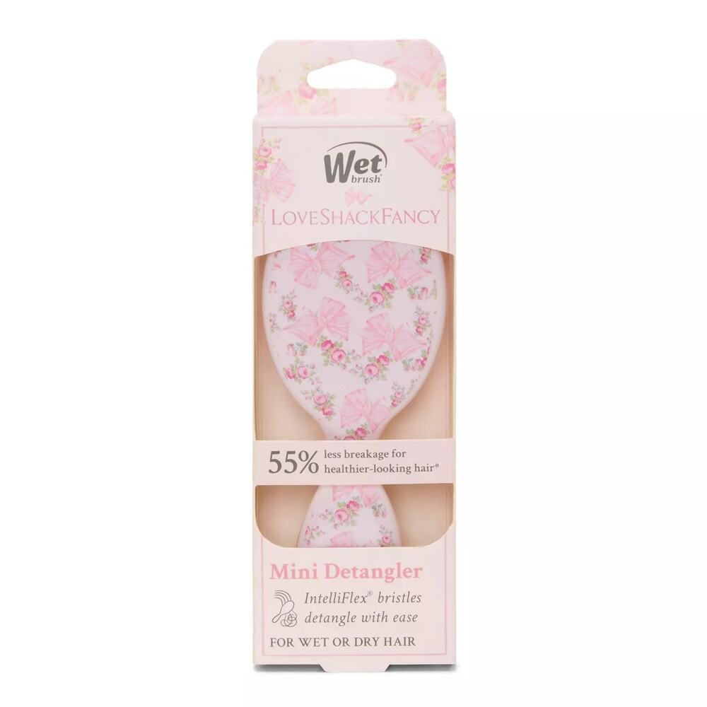 Wet Brush x Love Shack Fancy Mini Detangler Hair Brush - Rosa Beaux Print 🎀